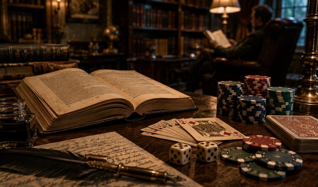 Risk Taking and Fate in Modern Literary Tropes – casino gambling, literary wagers and games of chance